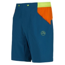 La Sportiva hiking shorts Guard Short (elastic waistband with drawstring) short storm blue/orange men